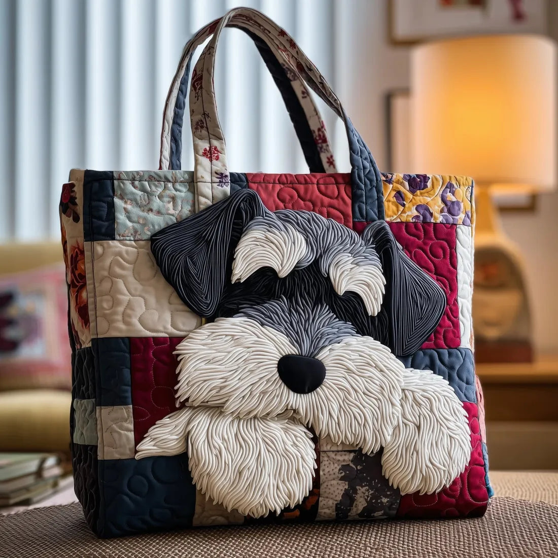Handgemaakte tas - Schnauzer