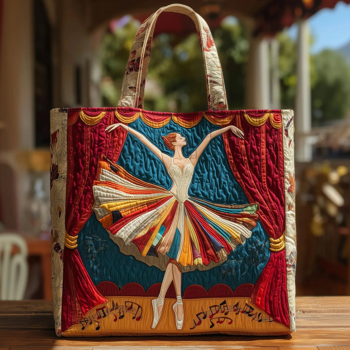 Gewatteerde tas - Elegante ballerina