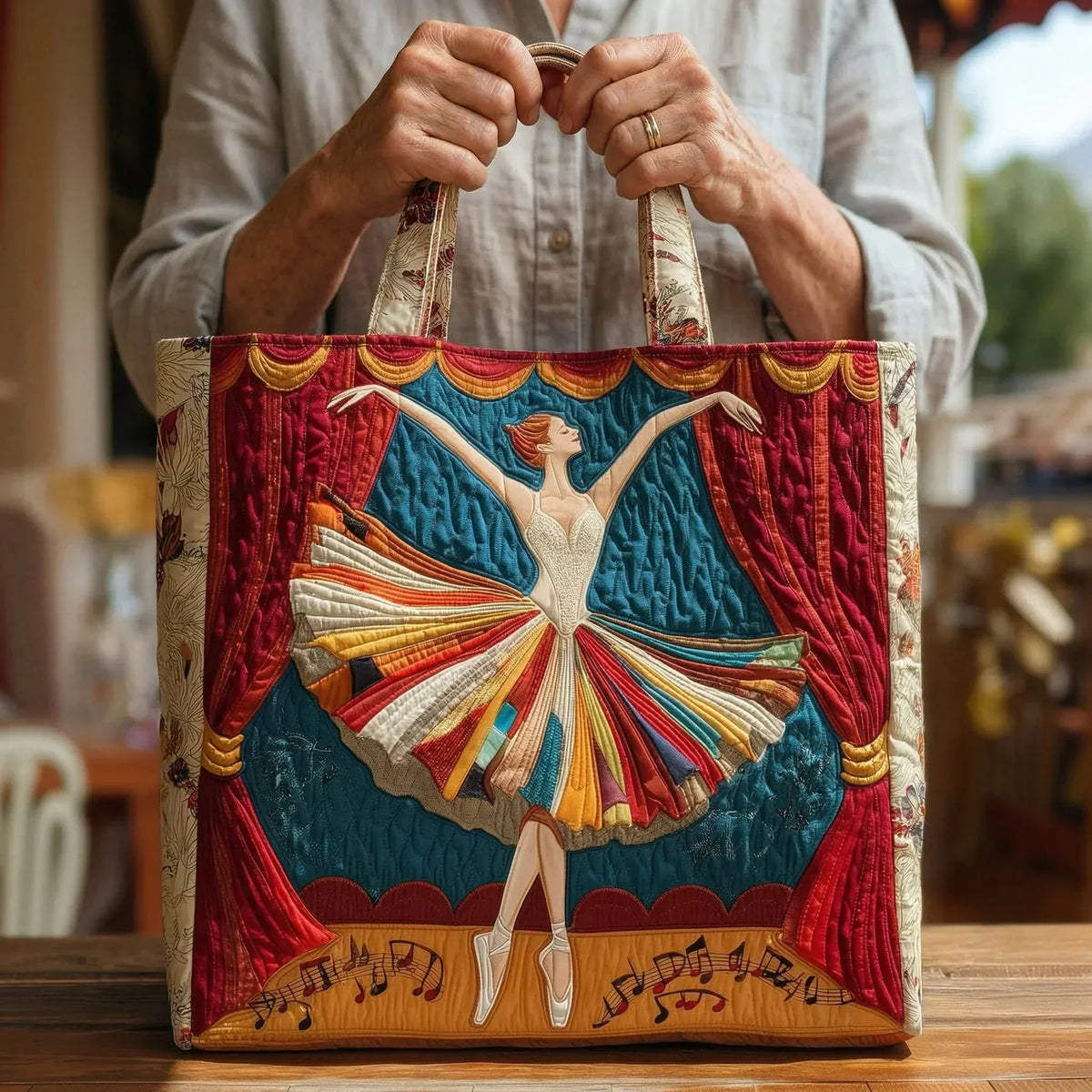Gewatteerde tas - Elegante ballerina