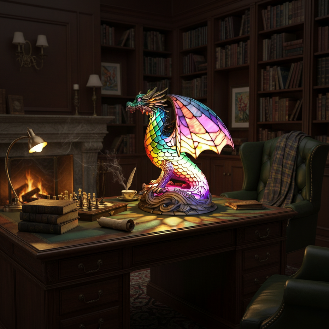 Betoverende drakenlamp Wammes
