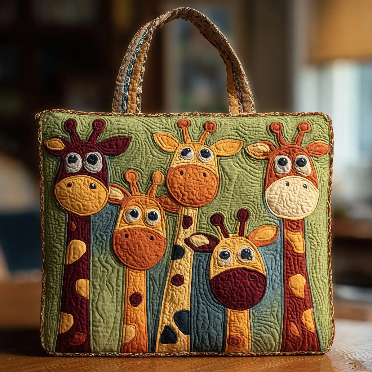 Gewatteerde tas - Giraffe