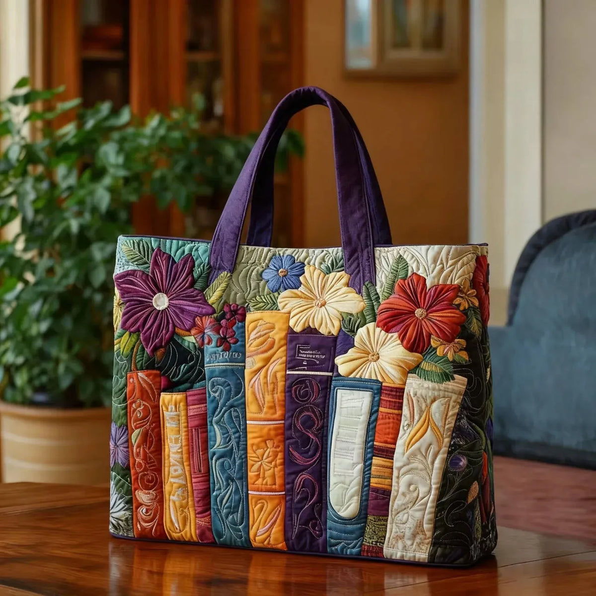 Gewatteerde tas – Boekenliefhebbers
