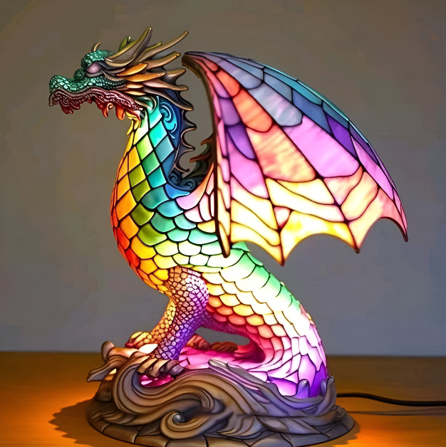 Betoverende drakenlamp Wammes