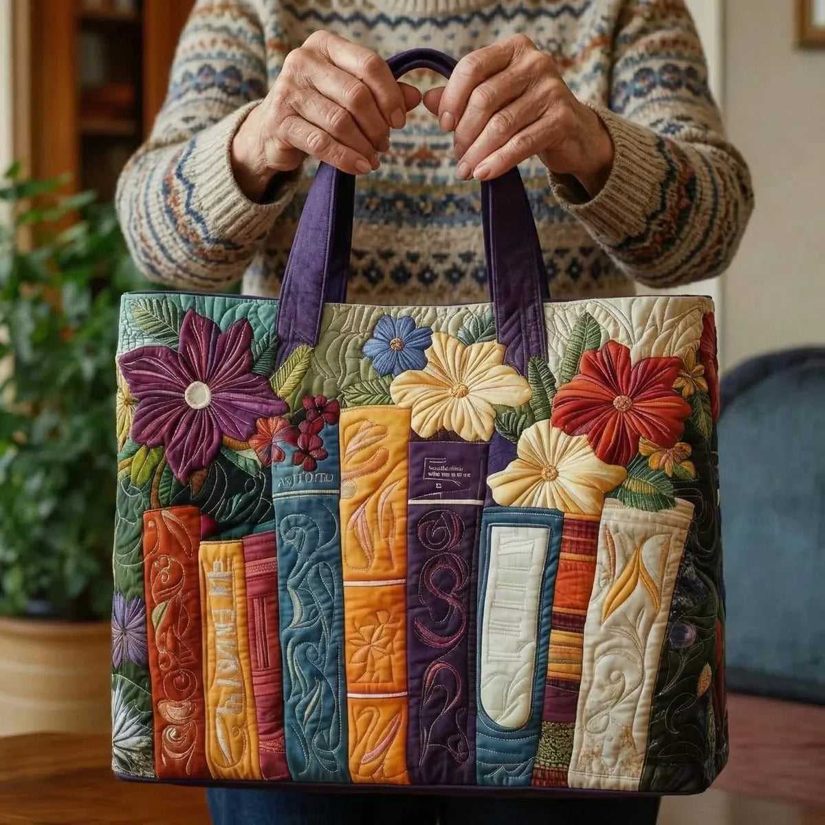 Gewatteerde tas – Boekenliefhebbers
