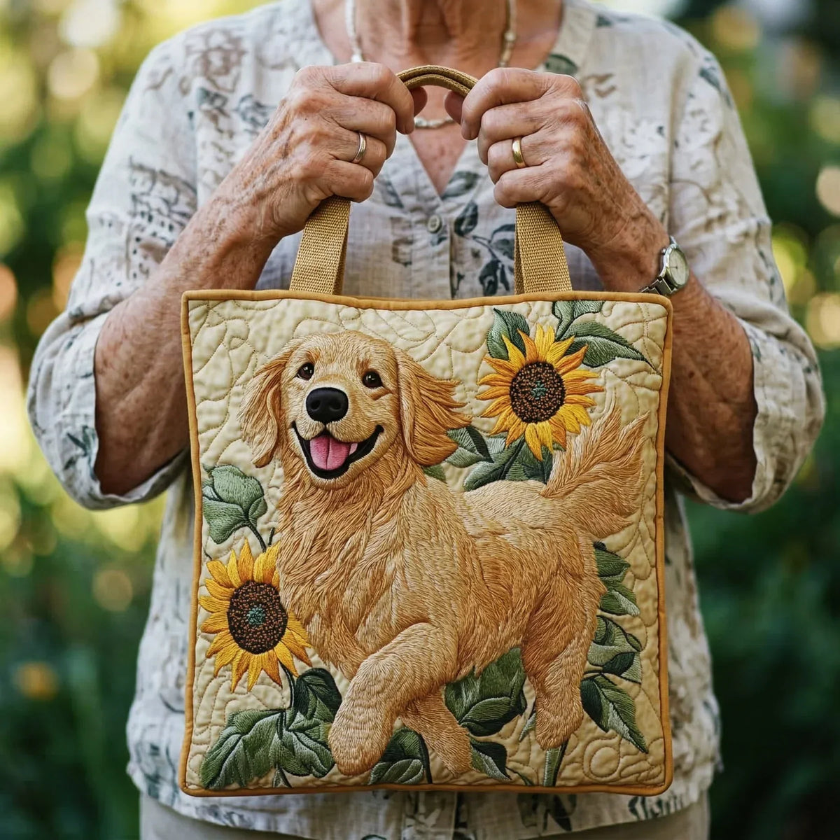 Handgemaakte tas - Golden Retriever